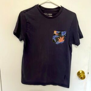 Men's Vans T-shirt, size small, navy blue